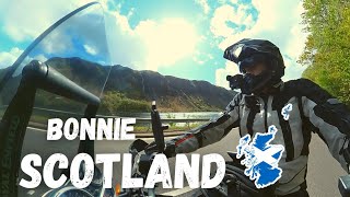 Motorcycle Trip  Himalayan Oban To Loch Awe Kilchurn Castle, Dunstaffnage Castle And Connel Bridge.