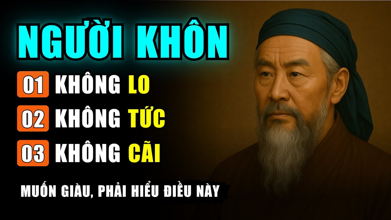 Cổ Nhân Dạy : Người Khôn Không Lo Không Tức Không Cãi | Triết Lý Cuộc ...