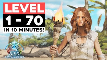 ARK Survival Ascended Note Run LEVEL 70 In 10 Minutes!