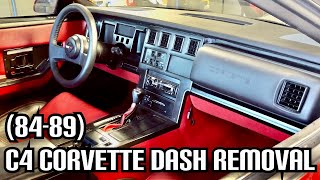 (8489) C4 Corvette Dash Removal