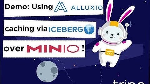 Using Alluxio caching via the Iceberg connector over MinIO file storage