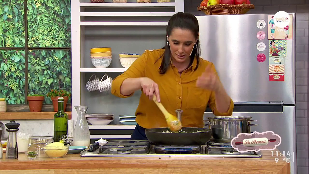 Lasagna de pollo y espinaca