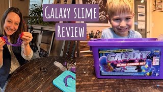 Galaxy slime is a great science kit to do with your kids #review screenshot 2