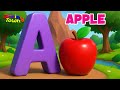 A is for Apple 🍎 | Fun ABC Song for Kids | 3D Alphabet Learning Video | Brainy Town
