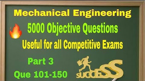 5000 Objective Questions of Mechanical Engineering ll Milling  Machine ll Que 101-150 ll Video -3