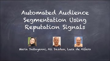 Automated Audience Segmentation Using Reputation Signals