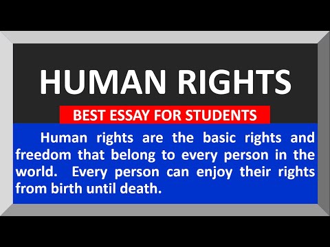 speech on the topic human rights