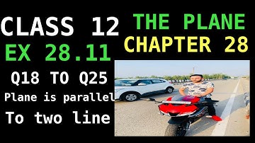 RD SHARMA EX 28.11 Q11 TO Q25 SOLUTION OF PLANE CHAPTER 28 FOR CLASS12(PART3)