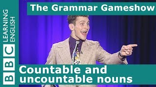 Countable and uncountable nouns: The Grammar Gameshow Episode 27 screenshot 4