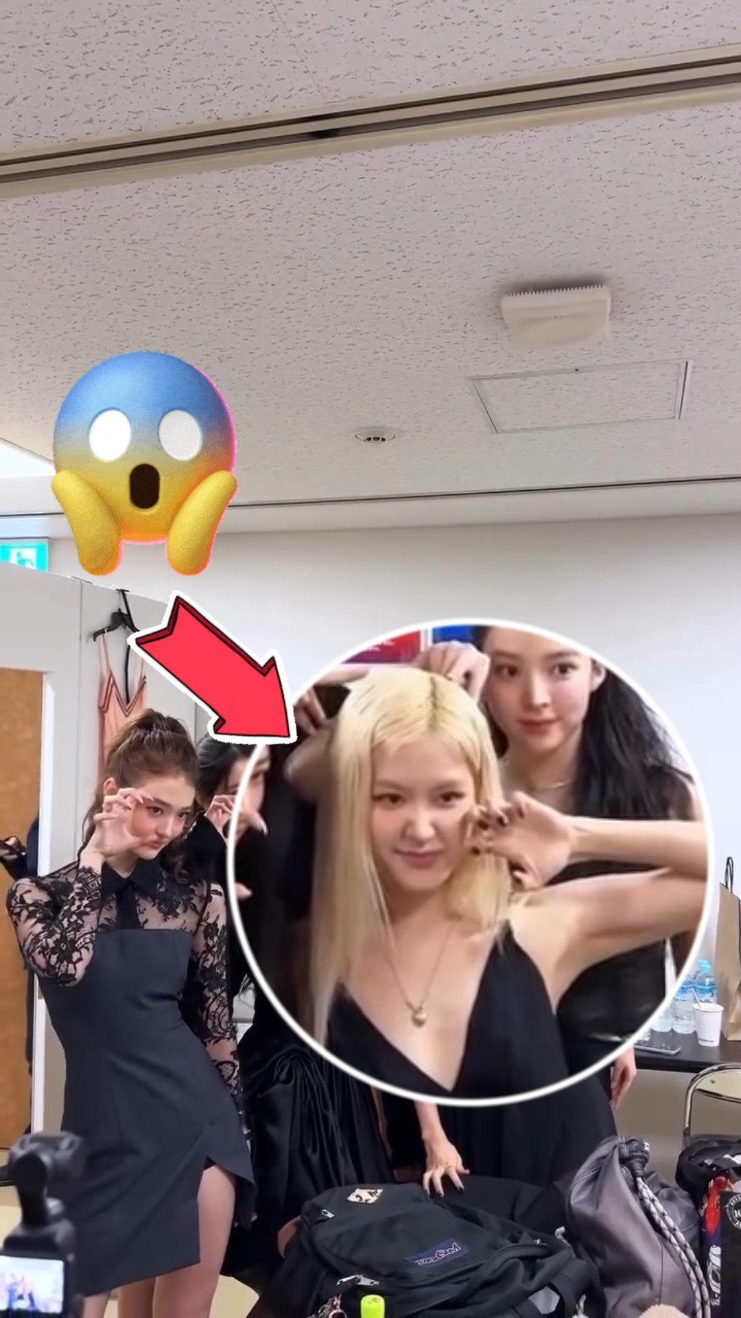 Rosè with her little sister ??? #rosé #ytshort #fypviralシ #blink #rosie  @roses_are_rosie