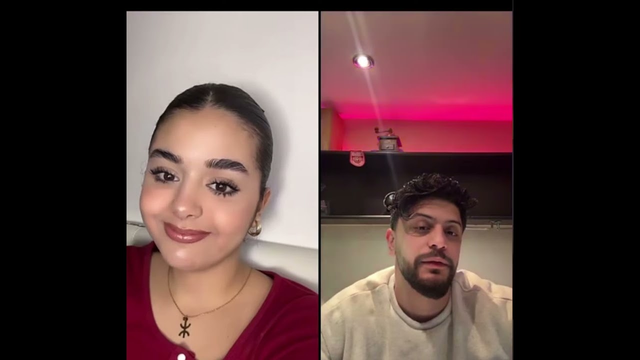 إيناس الجزائرية كيست مع موزو على اللايف تتمنى شيء وموزو يريد يعرف شو قصتها لايف 123/12