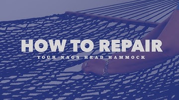 How to Repair Your Nags Head Hammock with Our Rope Repair Kit