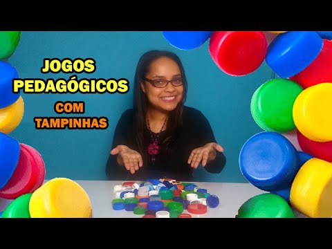 Pra Gente Miúda: Jogos matemáticos feitos com tampinhas pet