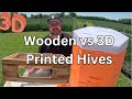 Wooden hive vs 3d printed hex hive you decide  