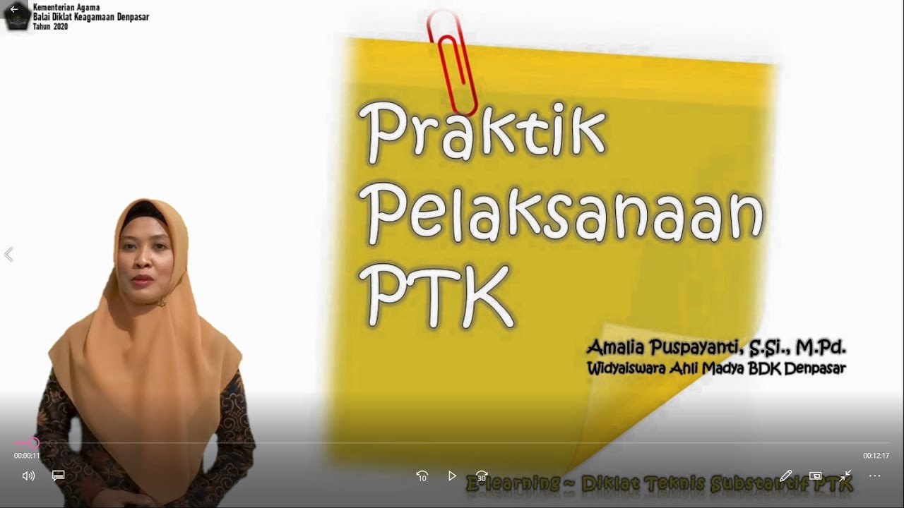 Video Praktik Penelitian Tindakan Kelas PTK