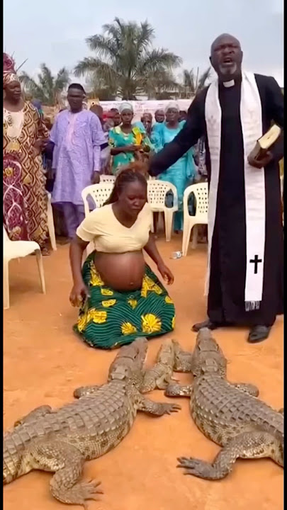 Who are those people watching her