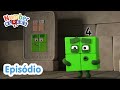 Numberblocks em Português Brasil| Desenhos Animados | CAÇADA AO QUADRADO