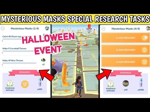 Pokémon Go' Research Task Update: Halloween Event Brings New