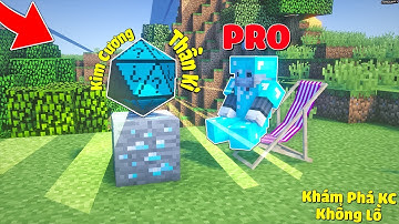 KHÁM PHÁ BÊN TRONG VIÊN KIM CƯƠNG THẦN KÌ KHỔNG LỒ CỦA PRO TRONG MCPE | Thử Thách SlenderMan