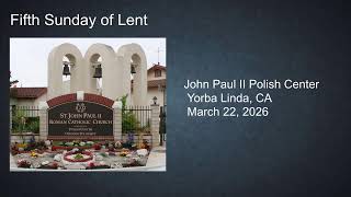 Fifth Sunday of Lent