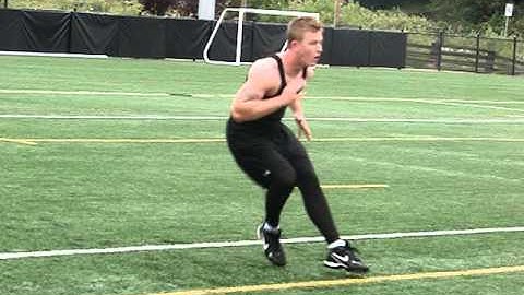 sprint shuffle backpedal sprint