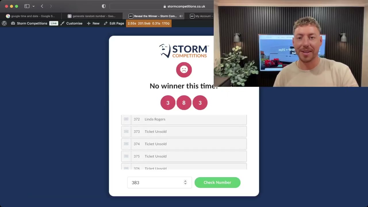 Draw For Range Rover Sport (09/11/2025)