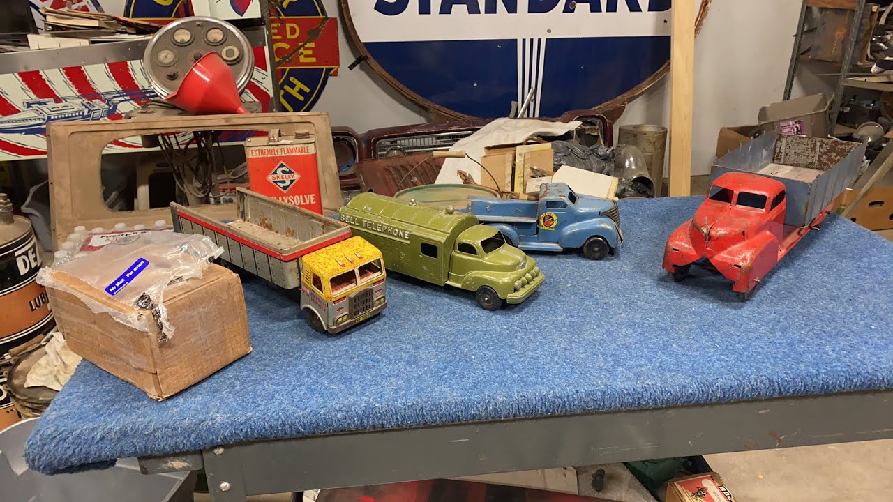 Toy Tuesday! Cool old Toy Trucks & a viewer box! - YouTube