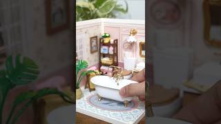 Rolife Miniature House Pop Bubble Bathroom For My Toys