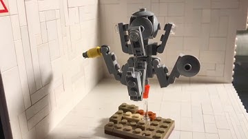 Lego Fallout Mr. Handy tutorial