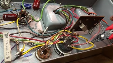 Significant Voltage Drop When Activating Motor Switching Relay In A Leslie 122 Amplifier
