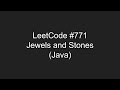 LeetCode #771 - Jewels and Stones