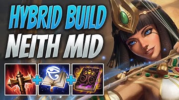 HYBRID BUILD NEITH HITS LIKE A TRUCK! Neith Mid Gameplay | SMITE 2 Conquest
