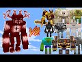 MUTANT WARDEN vs MECHANICRAFT | MINECRAFT PE BATTLE