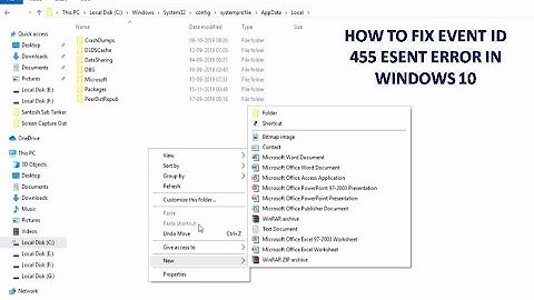 How to Troubleshoot Event ID 455 ESENT Error In Windows 10