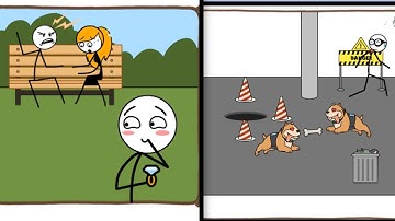 Thief Puzzle - All Levels - Funny Stickman Brain Puzzle Game - Gameplay Walkthrough