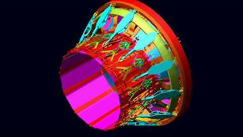 Kaveri Thrust Nozzle CAD Animation