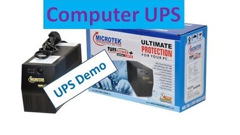 Microtek UPS for Desktop Review and Unboxing