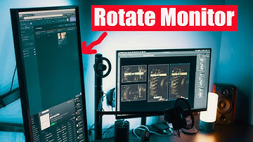 How to rotate laptop and desktop screen (Rotate Monitor 90 Degrees)