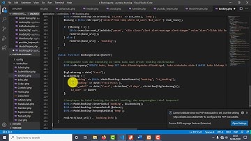 pertemuan 5 booking selesai || Web Programming III
