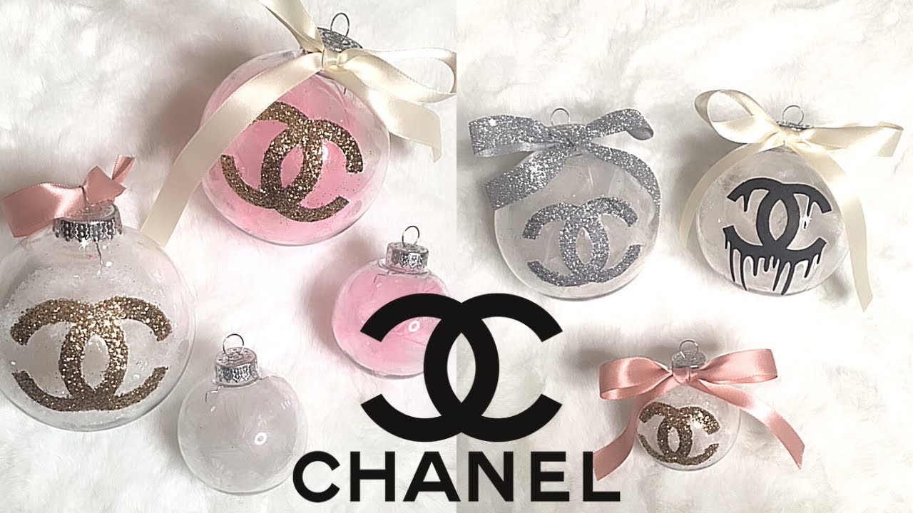 Chanel Inspired Ornaments, DIY, Dollar Tree