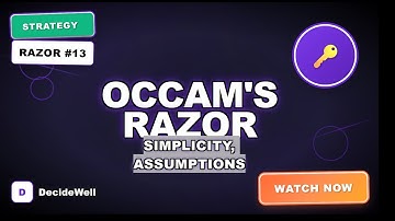 The Simplest Answer is Usually RIGHT (Occam