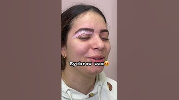 🌸Eyebrow wax video🌸 #browqueen #browstylist #brows #browgoals #browgoal #waxing #lashes