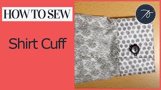 How to create a Shirt Cuff with a continuous lap
A video on how to create a shirt cuff with a continuous lap. This is just one way to edge finish the opening on a shirt cuff. The cuff is interfaced, machine stitched and then slip stitched by hand before top stitching. A machined buttonhole and sew through button are then added.
The cuff shown is at the end of the right sleeve. The one for the left side would be a mirror image. How to create a Shirt Cuff with a continuous lap