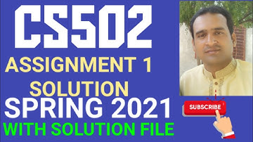 cs502 assignment 1 spring 2021 ~ cs502 assignment 1 solution spring 2021