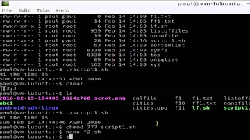 Como executar shell script no Terminal?