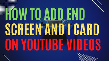 How To Add End Screen and card On YouTube Video | YouTube Cards Tutorial  (i-Button)