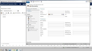 How to Set Up Business Units in Microsoft Dynamics