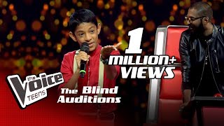 Oshada Pererameka Sonduru Lokayak   Blind Auditions  The Voice Teens Sri Lanka