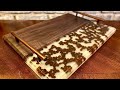 Walnut and Epoxy Resin Coffee Bean Board Tutorial