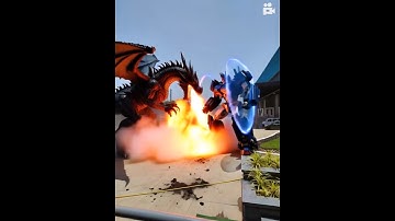 Transformer VS Dragon #aiart #ai #aivideo #dragon #transformers #vfx #vfxind #vfxshorts #anime